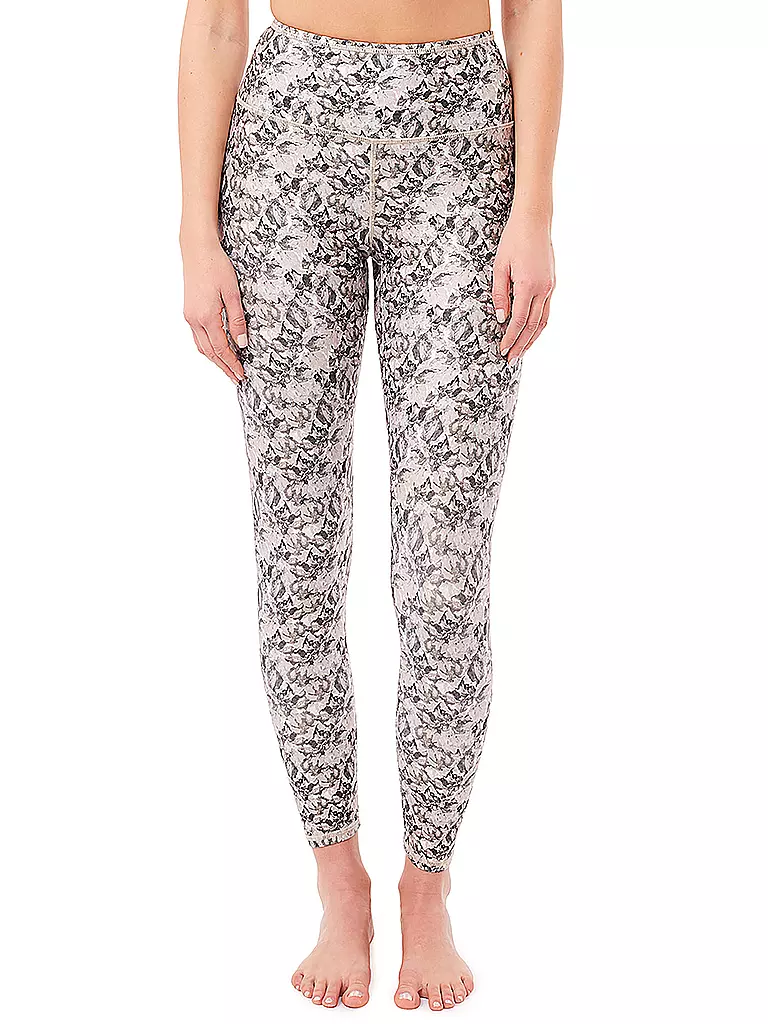 Mandala Damen Yoga Tight Fancy Grau